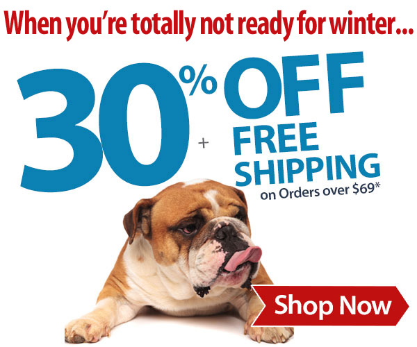 When you're totally not ready for winter… 30% Off + Free Shipping on Orders over $69*